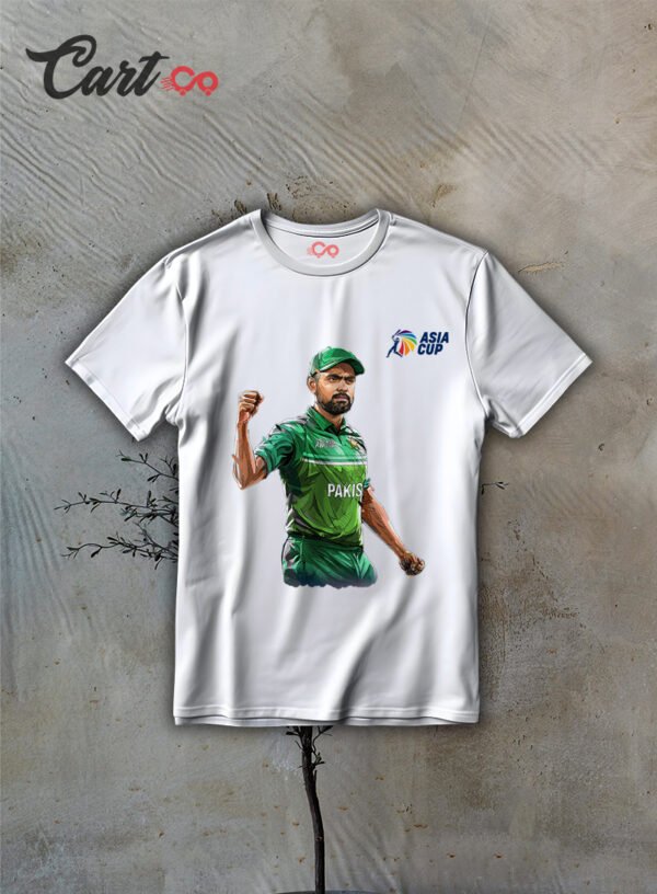 Babar Azam Asia Cup Printed T-Shirt