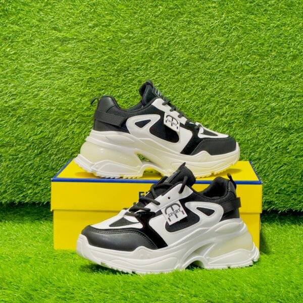Women’s High Sole Chunky Sneakers D-2 - Image 3