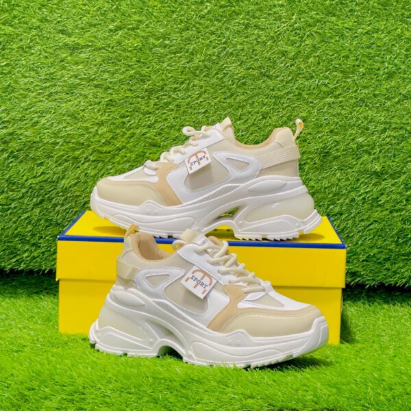 Women’s High Sole Chunky Sneakers D-2 - Image 4