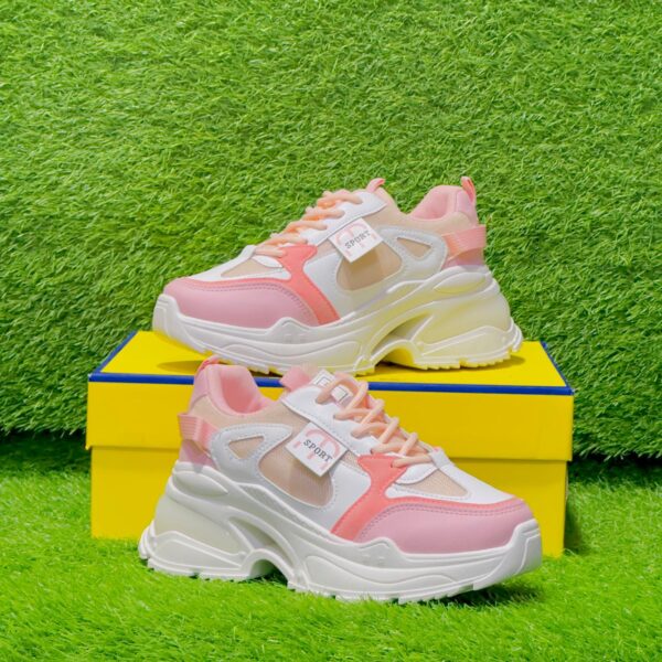 Women’s High Sole Chunky Sneakers D-2 - Image 8