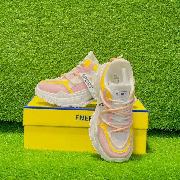 Women’s High Sole Chunky Sneakers D-3 - Image 2