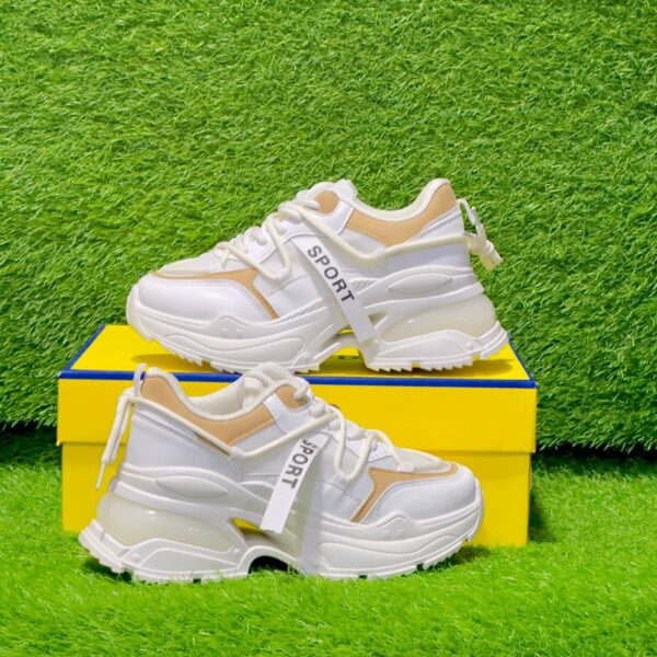 Women’s High Sole Chunky Sneakers D-3 - Image 6