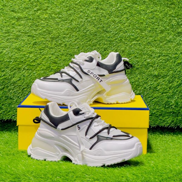 Women’s High Sole Chunky Sneakers D-3 - Image 5