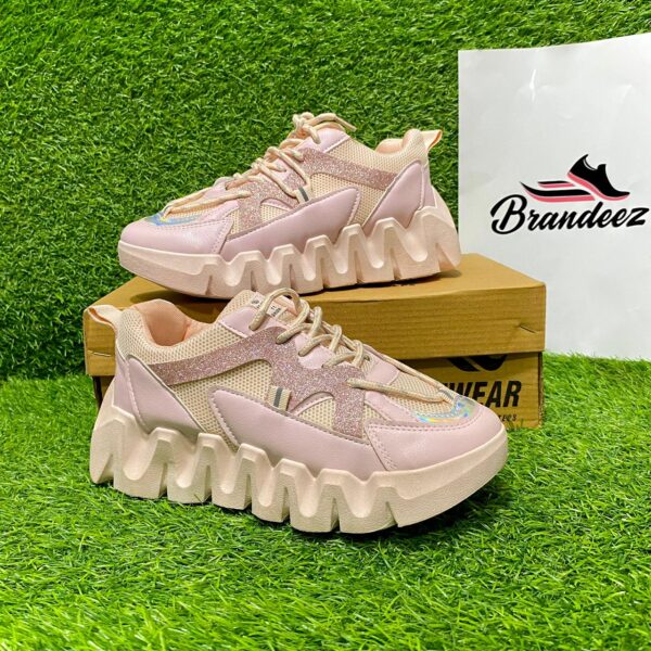 Women's High Sole Chunky Sneakers D-5