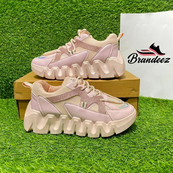 Women's High Sole Chunky Sneakers D-5 - Image 2