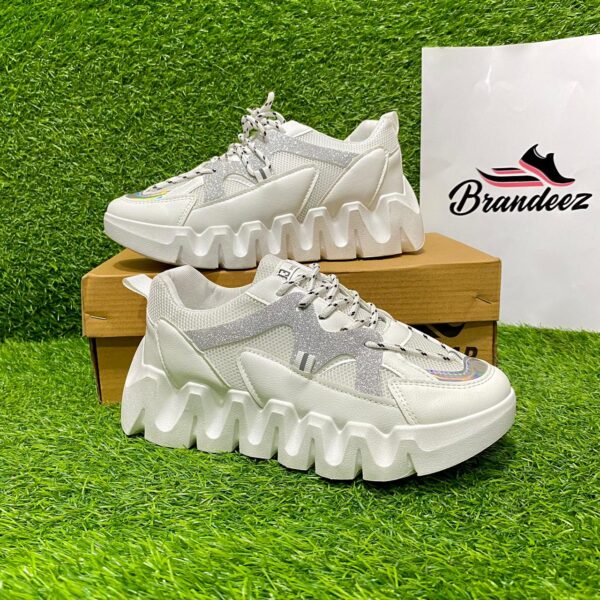 Women's High Sole Chunky Sneakers D-5 - Image 4