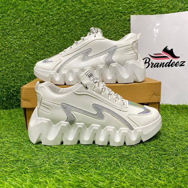 Women's High Sole Chunky Sneakers D-6 - Image 5