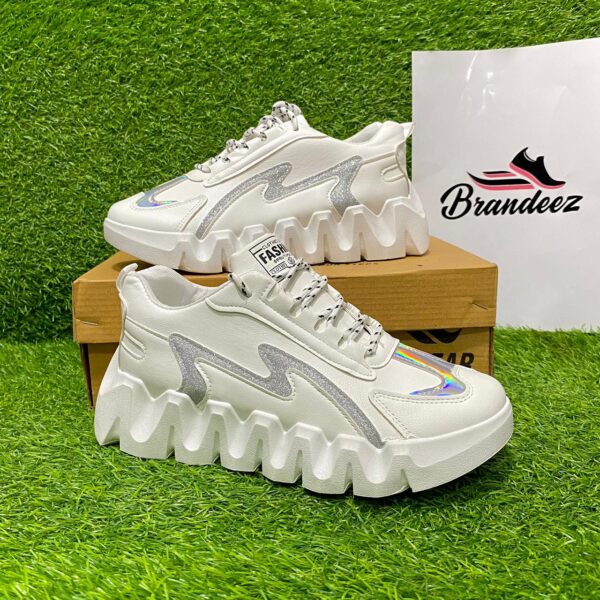 Women's High Sole Chunky Sneakers D-6 - Image 4