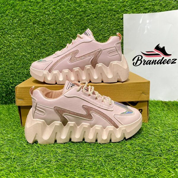 Women's High Sole Chunky Sneakers D-6 - Image 8