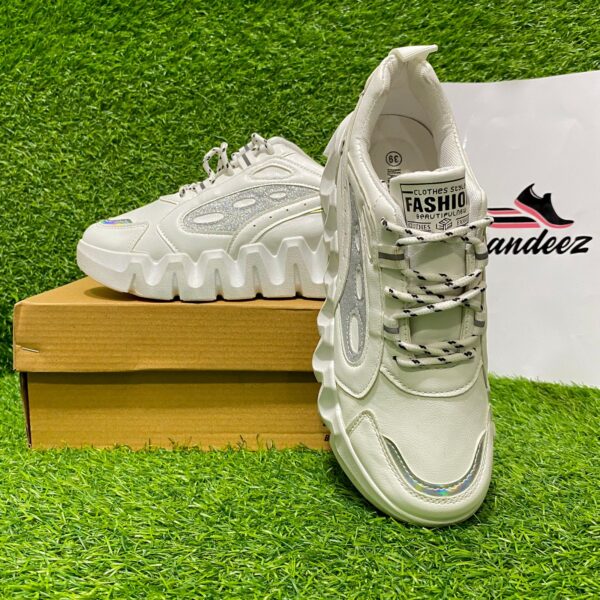 Women’s High Sole Chunky Sneakers D-4 - Image 2