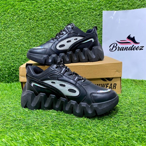 Women’s High Sole Chunky Sneakers D-4 - Image 7