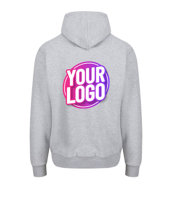 Customize Printed White Hoodie - Image 2