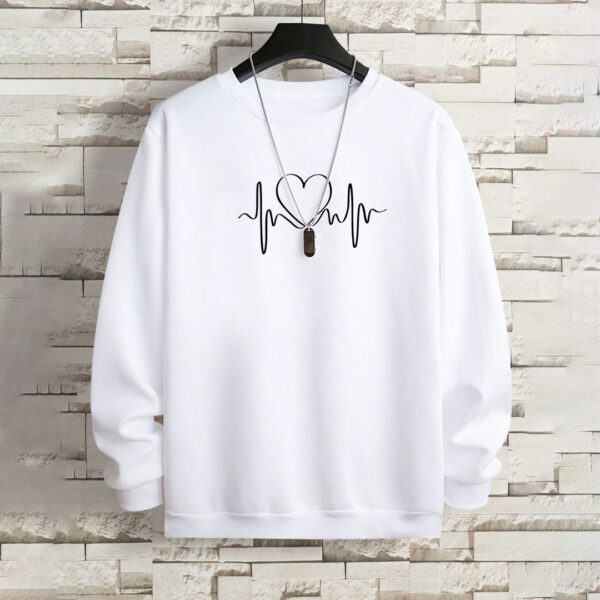 Life Line White Sweatshirt