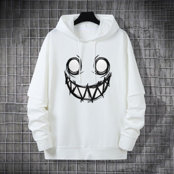 Scary Face White Hoodie