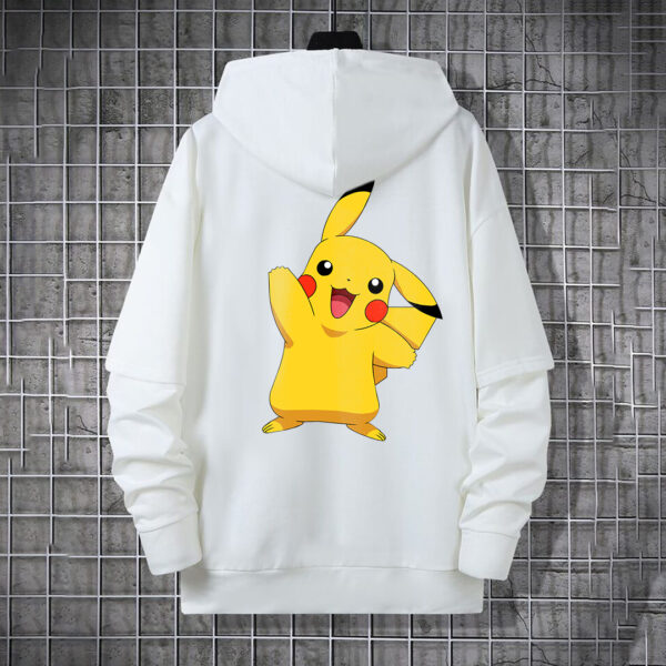 Pickachu White Hoodie