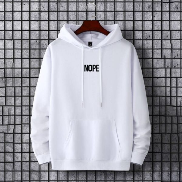 Nope White Hoodie