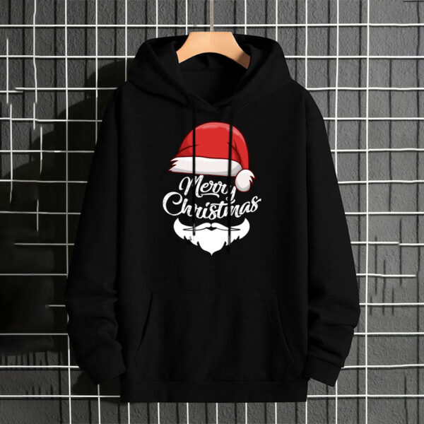 Merry Christmas Black Hoodie