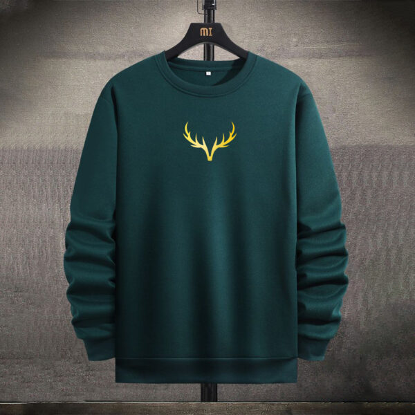 Deer Antlers Green SweatShirt