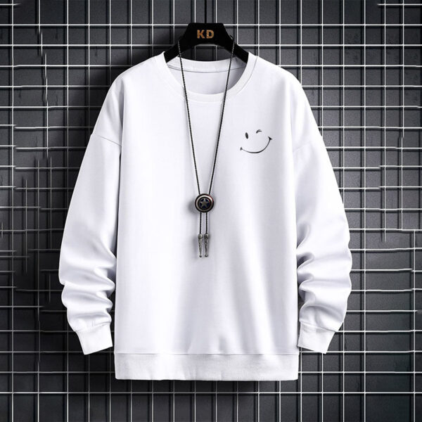 Smiley White SweatShirt