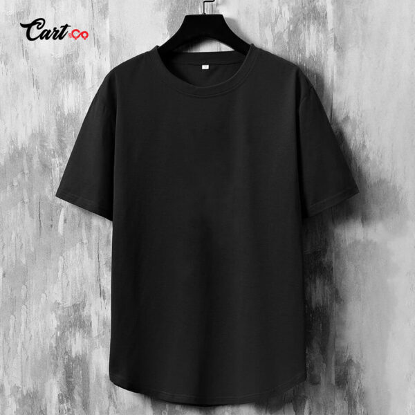 Reflective Cartoon Printed Oversized Round Neck T-Shirts - Image 2