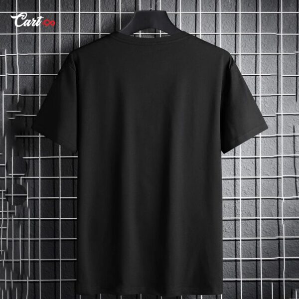 Magnifity Men Cartoon Reflector Printing Oversized Round Neck T-Shirts